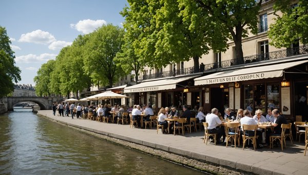 Top riverside eateries by the seine with stunning views